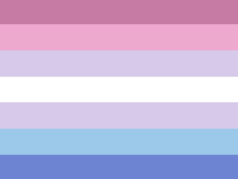 (Pride Month Day 23) Bigender Flag.