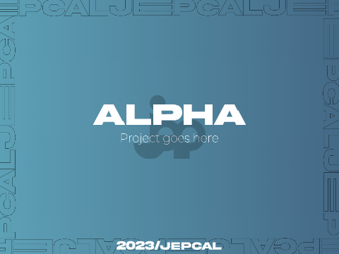Intro / Jepcal