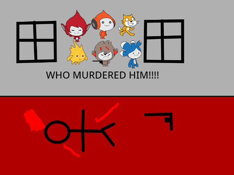 The murder scene