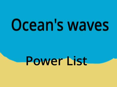 Ocean's waves [] Power list