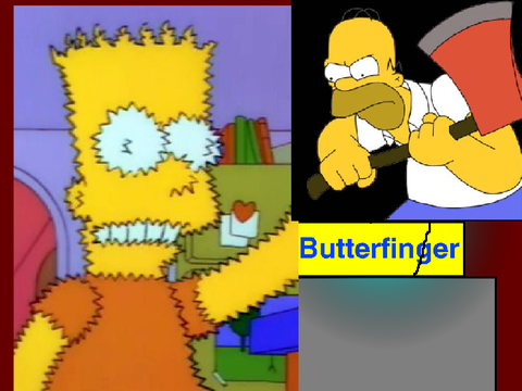 Fingers full of butter
