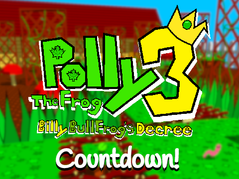 Polly The Frog 3 Countdown!