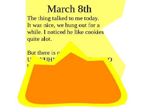 A burnt note