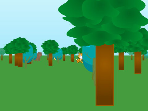 Explorable 3D Forest