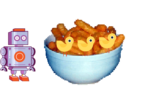 When there's chicks in your cheesy puffsa: