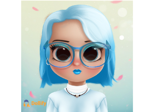 Follow for a customized doll!
