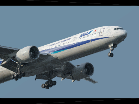 ANA 777-300 polyart