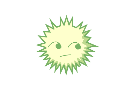 spiky electric puffball