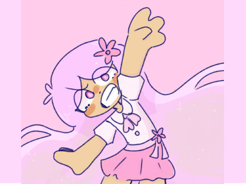 Pink drawing