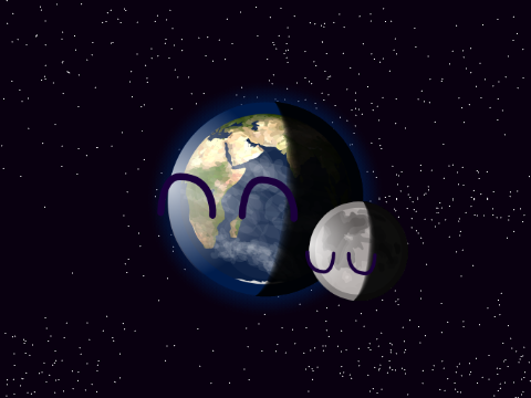 Earth and Moon