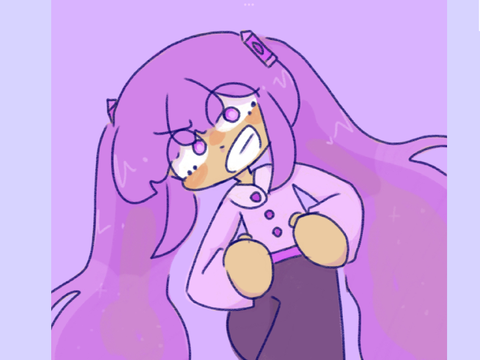 Purple drawing