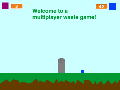 Multiplayer waste game