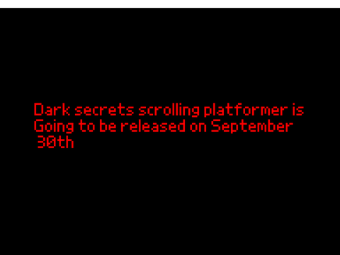 Announcing a platformer 