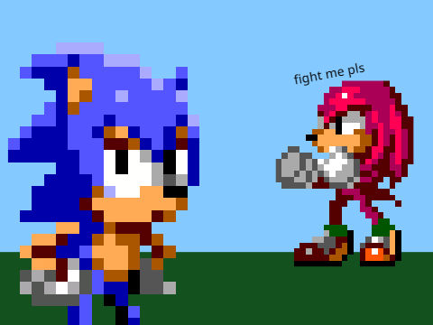 Sonic Chaos Styled Sprite Animation
