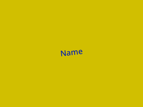 Floating text with no motion of X and Y