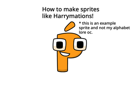 How to make sprites like Harrymations!