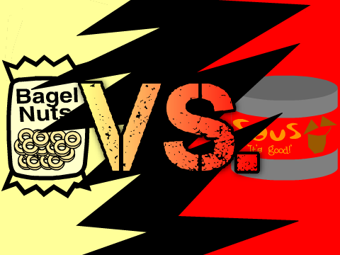 BAGEL NUTS VS. SAUS CLICKER!