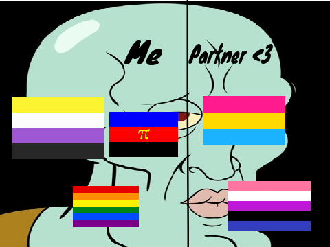 HAPPY PRIDE ALL // me and partners flags!
