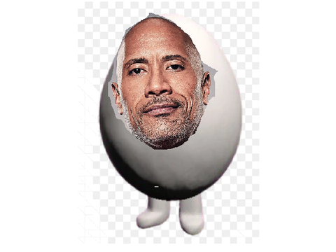 Dwayne the egg dog