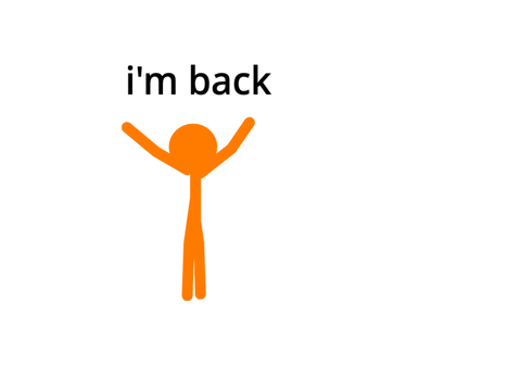 hello i'm back to