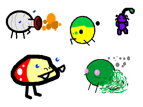 Pikmin Bitmap Art Dump