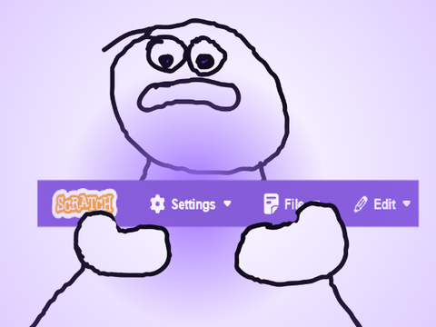 Scratch in Purple