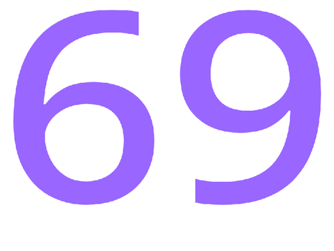 69 >;)