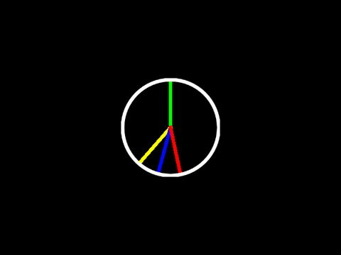RGB analog clock