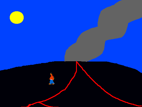 Auf dem Vulkan