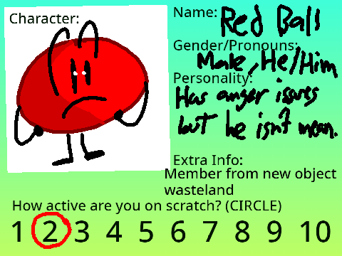Red Ball from New Object Wasteland