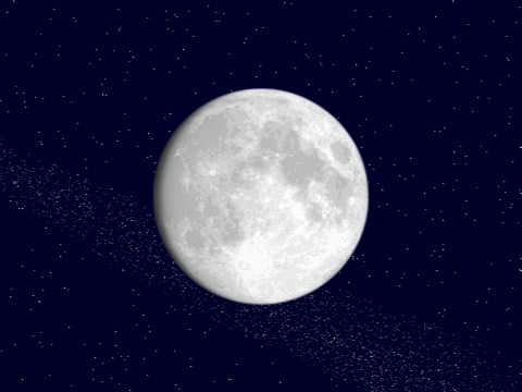 [UPDATED] 1 line challenge: Moon Phase Widescreen