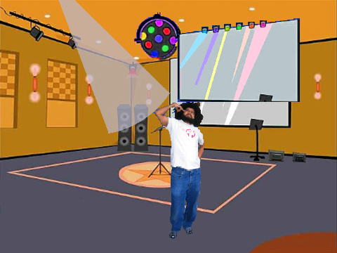 dancing on stage
