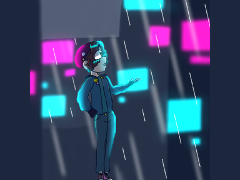 Rainy day (art post)