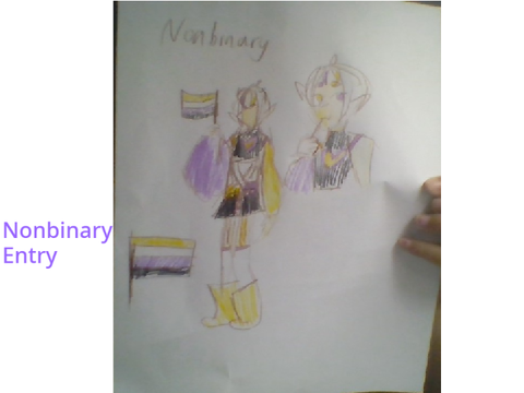 AGAIN ANOTHER ENTRY NONBINARY*fingers reveal*