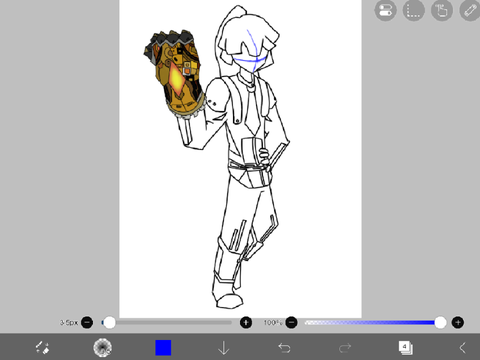 ロボトミアニメの職員　途中報告　イラスト