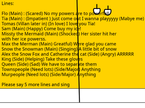 flo audition (also what 5 other lines do i say)