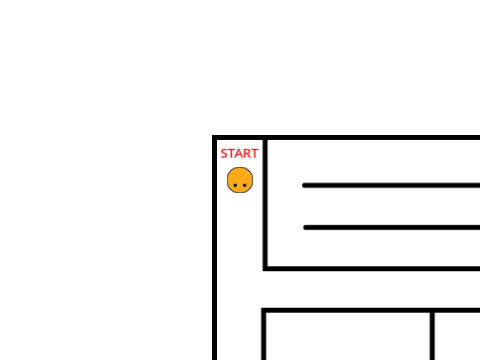 暇つぶしに作った迷路