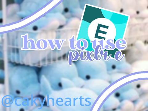 001 :: how to use pixlr e