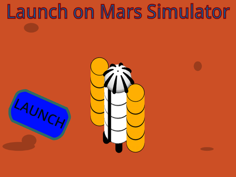 Launch on Mars Sim 3D #Mars #Space