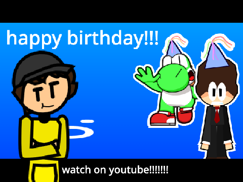  Happy Birthday!! cool youtube premiere thingy!! #animations remix
