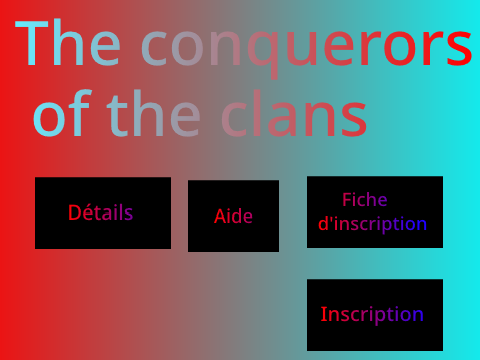 The conquerors of the clans Fiche Inscription -Gawen- remix