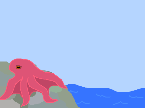 Little Octopus Climbing Over That Rock (loop)