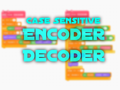 Case Sensitive Encoder Decoder