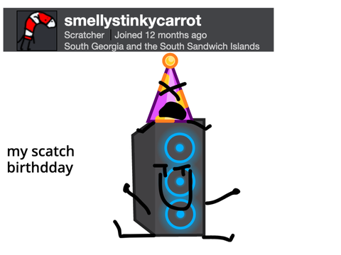 1 year of smellystinkycarrot