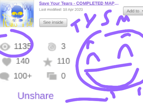 Thanks for 1100+ views on the SYT map!