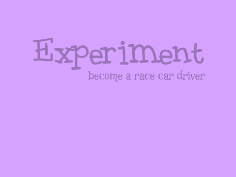 Experiment: RaceCar driver