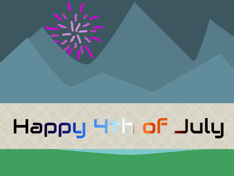 Fireworks! A Parallax