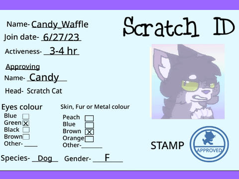 My scratch ID ✰