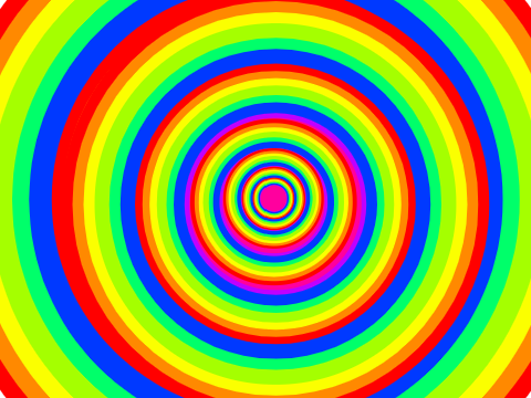 The Infinite Rainbow Tunnel