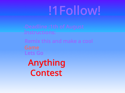 Anything Contest !1Sub#REMIX it
